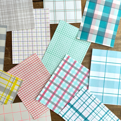 Mizushima IROIRO Memo Pad - Check