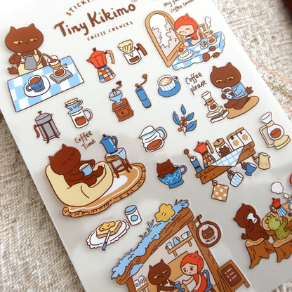 Tiny Kikimo - Coffee Corners - Sticker Sheet
