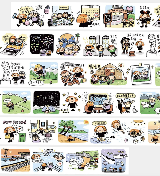 Rin! Studio - Go! - Washi Tape