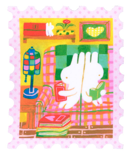 Odd Rabbits - Reading with you - Vinyl Sticker