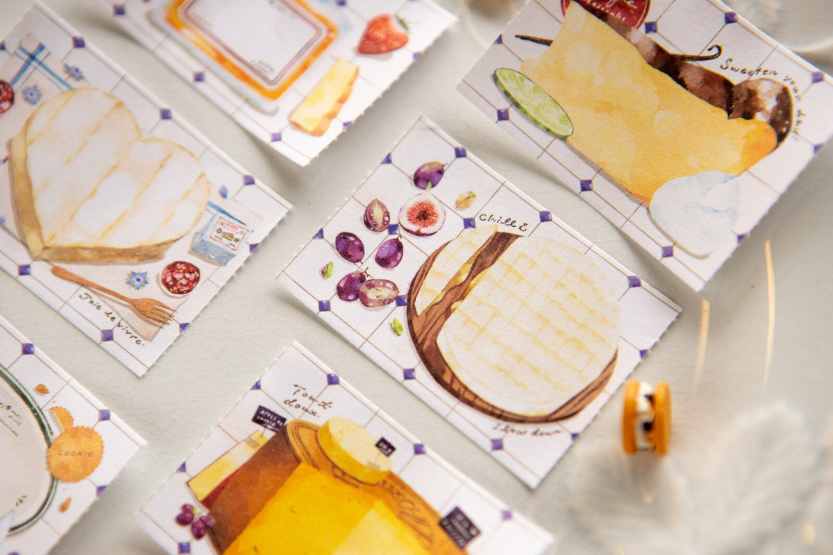 [PRE-ORDER] OURS Studio - Cheese Lover - Sticker Memo Roll