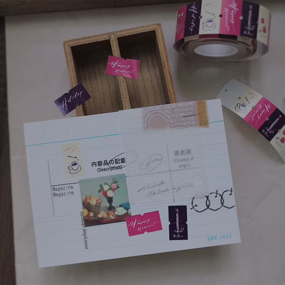 Mr. Eggplants - Happy Moment - Label Stickers
