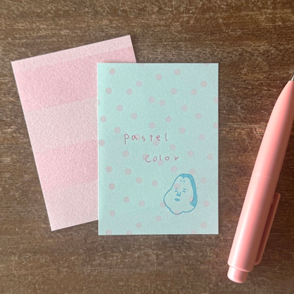 Mizushima IROIRO Memo Pad - Pastel