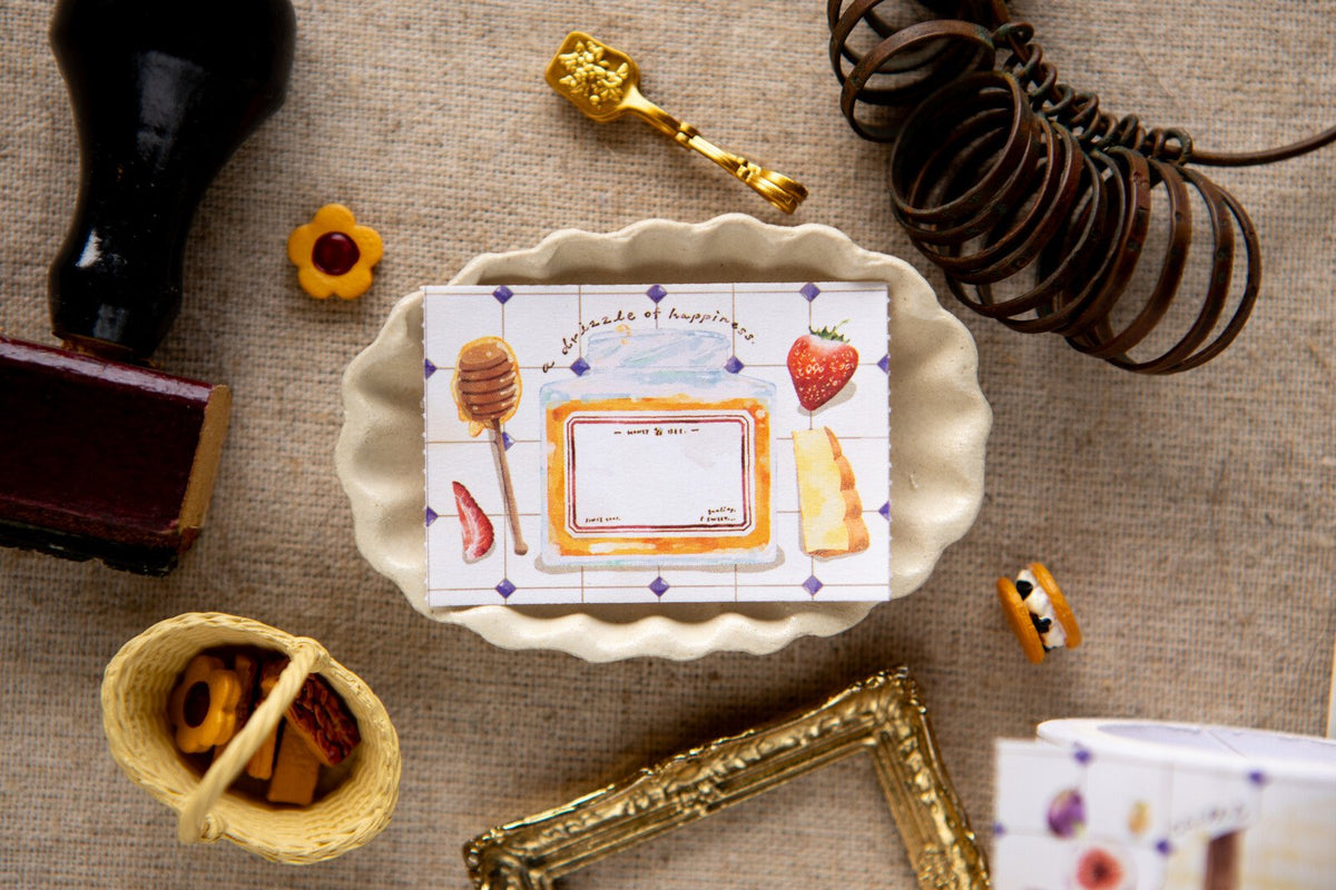 [PRE-ORDER] OURS Studio - Cheese Lover - Sticker Memo Roll