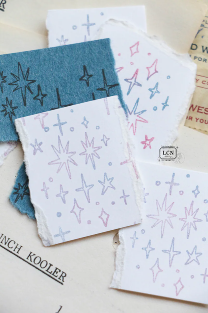 LCN Design Studio - Hand Drawn Stars - Stamp Set