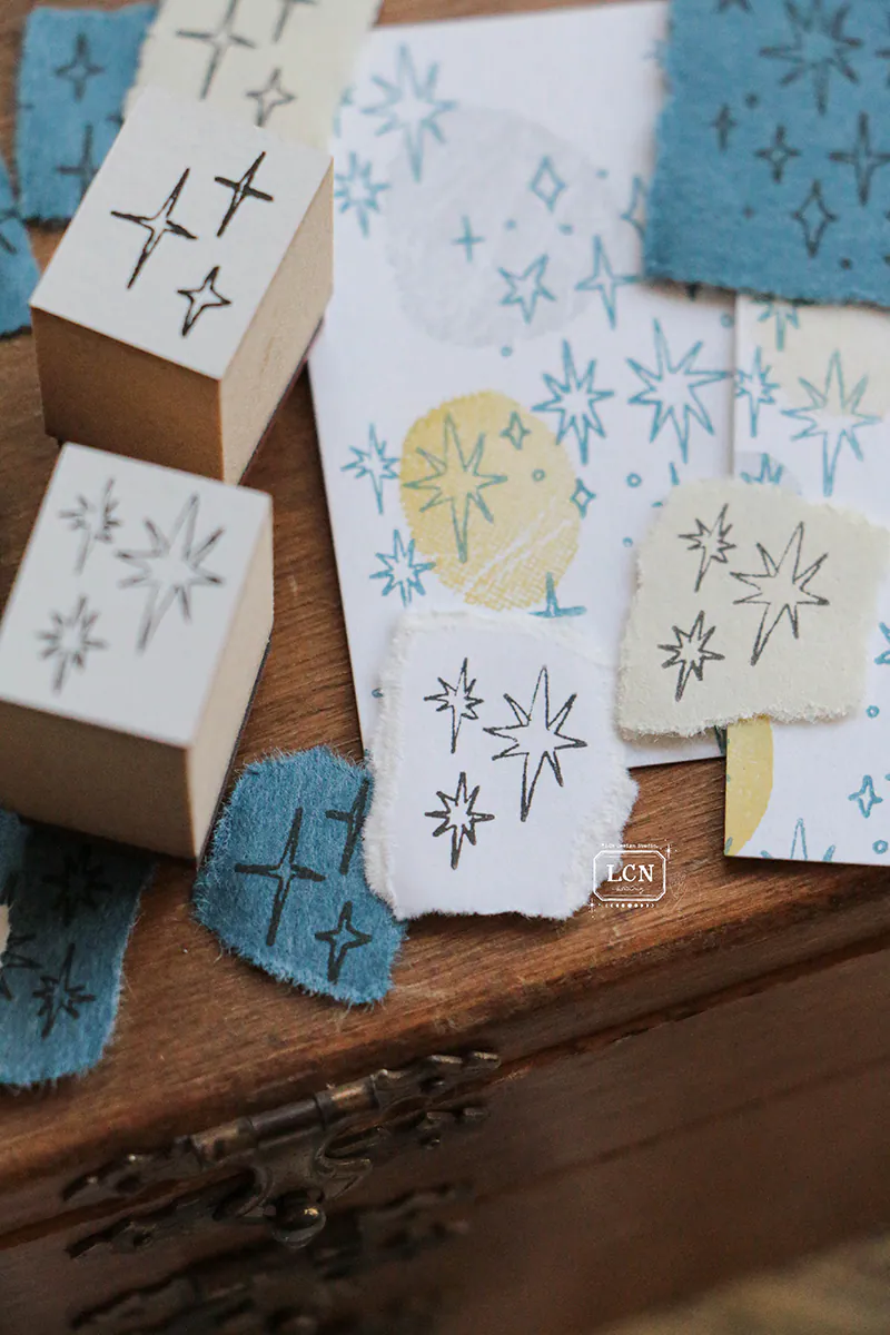 LCN Design Studio - Hand Drawn Stars - Stamp Set