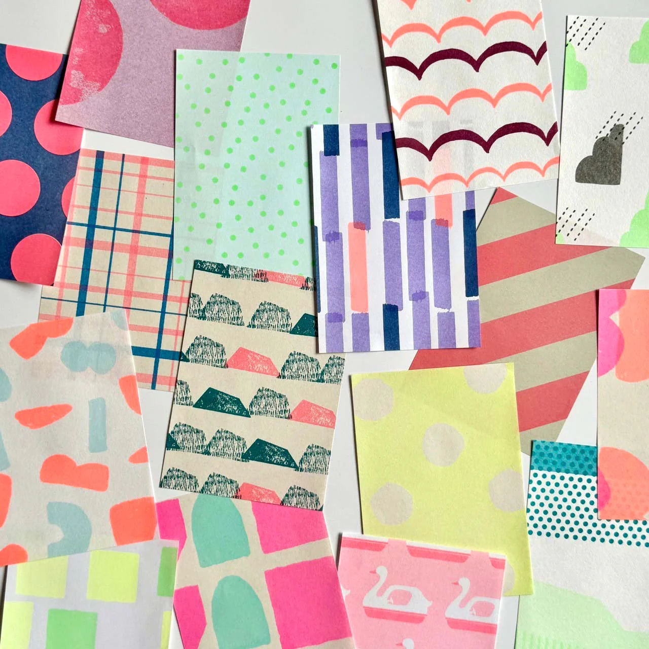 Mizushima IROIRO Memo Pad - Neon