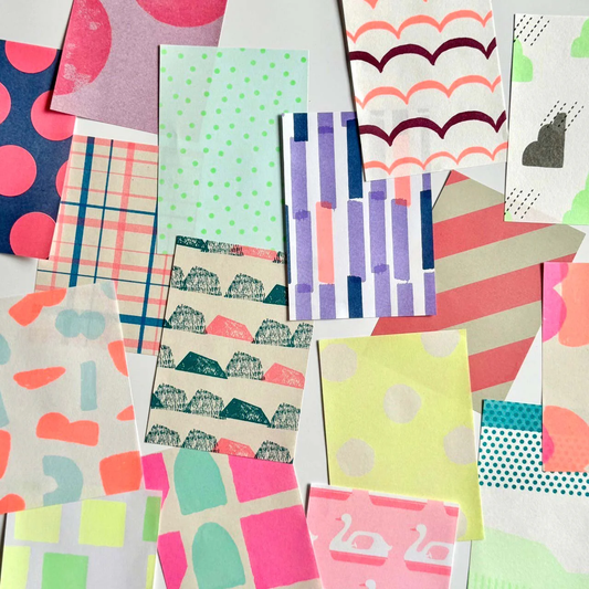 Mizushima IROIRO Memo Pad - Neon