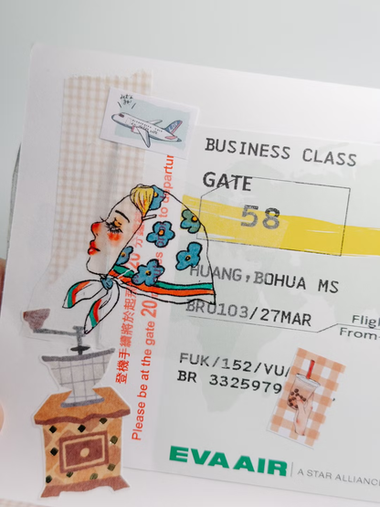 La Dolce Vita - Set Off On A Journey - Label Stickers