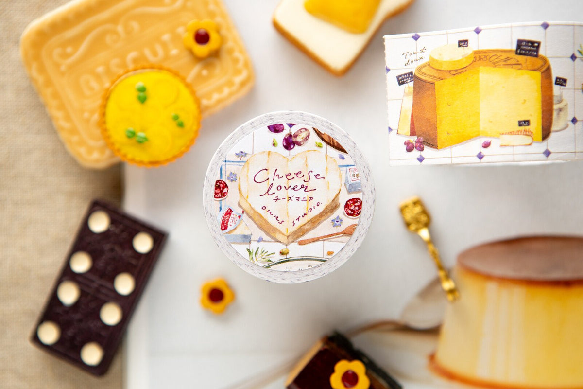 [PRE-ORDER] OURS Studio - Cheese Lover - Sticker Memo Roll