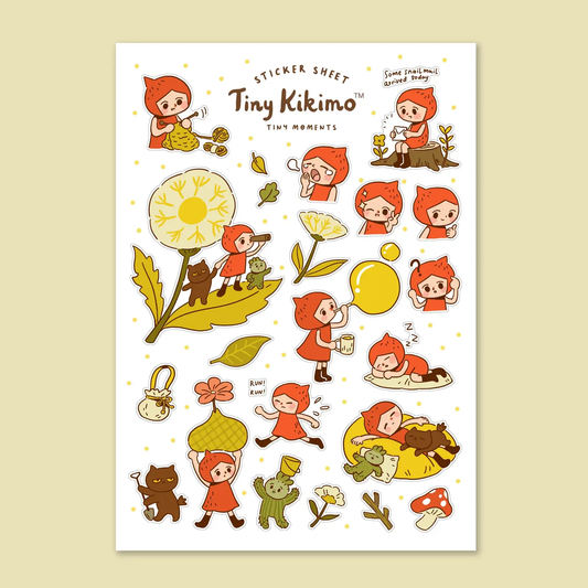 Tiny Kikimo - Tiny Moments - Sticker Sheet