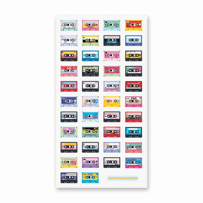 STICKII - Mixtape Minis - Sticker Sheet