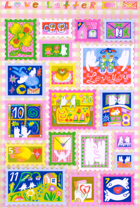 Odd Rabbits - Love Letter - Sticker Sheet