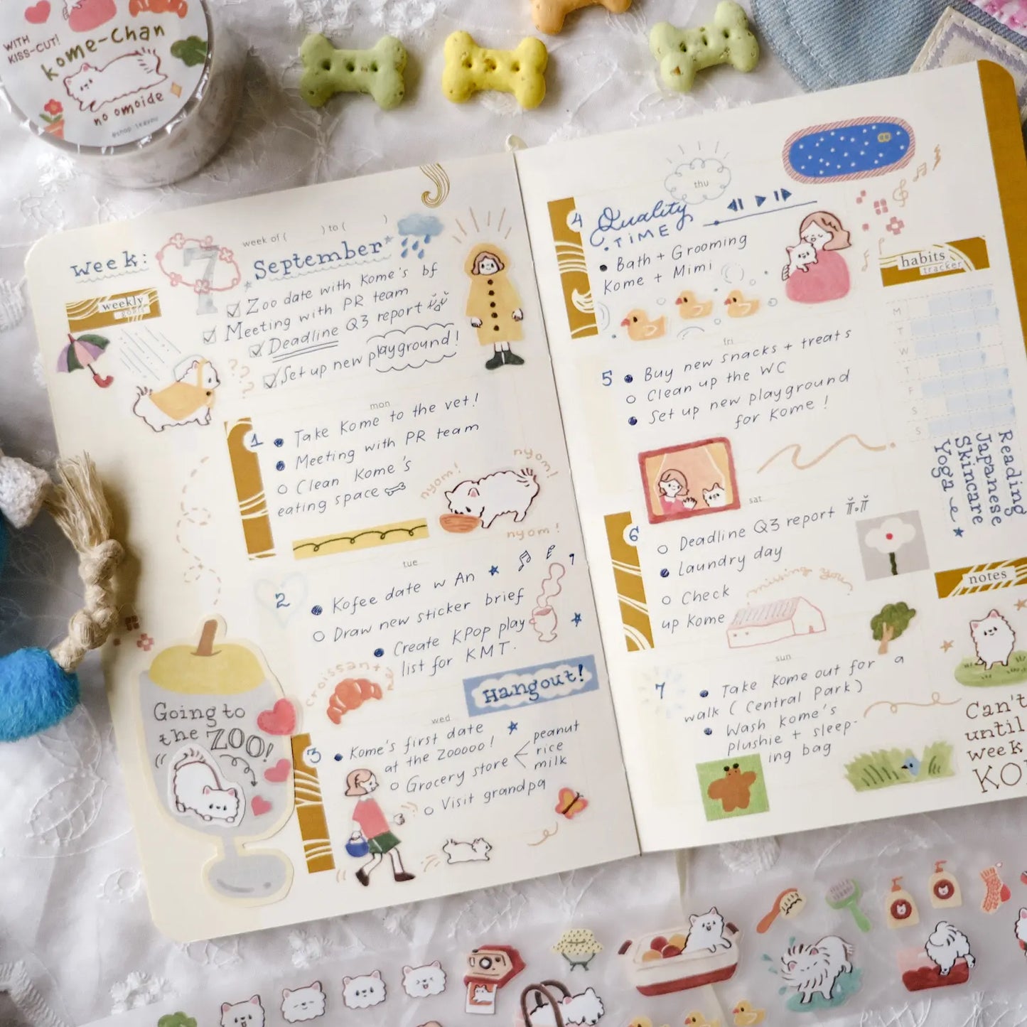 Teayou - Memories with Kome-chan - PET Tape