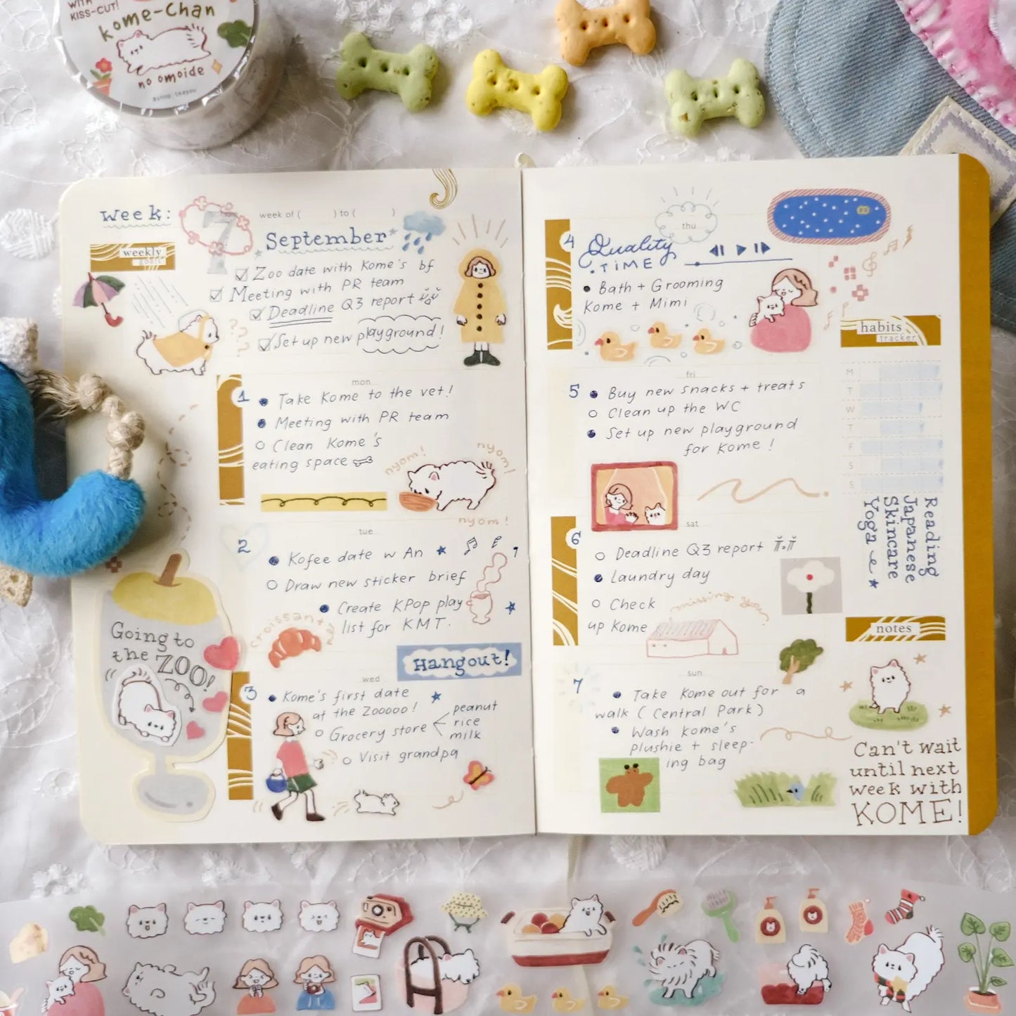 Teayou - Memories with Kome-chan - PET Tape