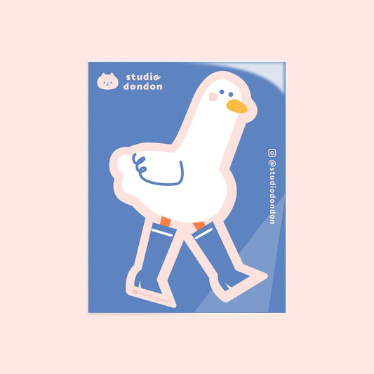 Studio DonDon - Long-Legged Duck - Laptop Sticker