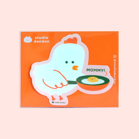 Studio DonDon - Mommy Chicken - Laptop Sticker