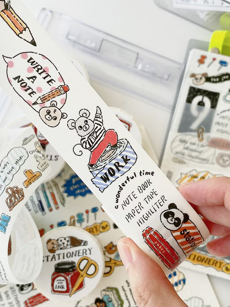 yabee.zoo - Retro Stationery - Washi Tape