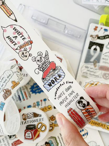 yabee.zoo - Retro Stationery - Washi Tape