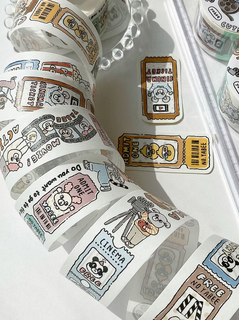 yabee.zoo - Animal Cinema - Washi Tape