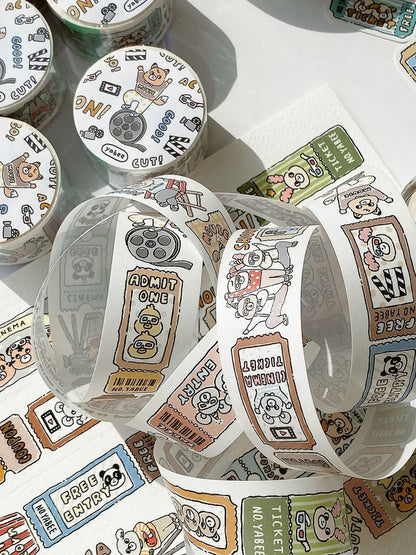 yabee.zoo - Animal Cinema - Washi Tape
