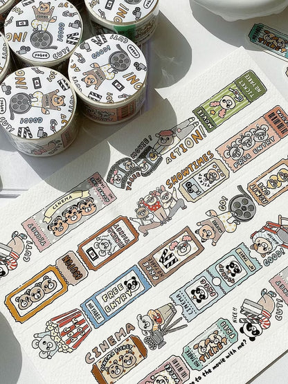 yabee.zoo - Animal Cinema - Washi Tape