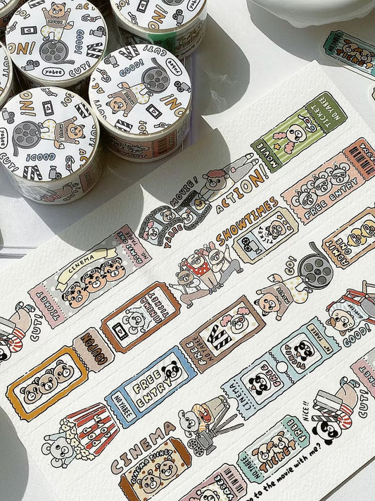 yabee.zoo - Animal Cinema - Washi Tape