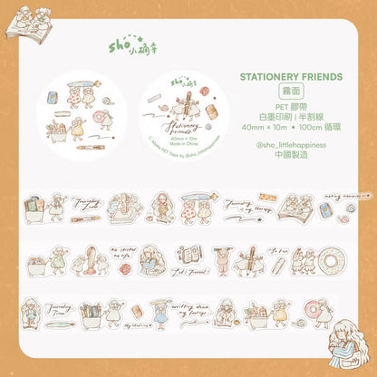 Sho Little Happiness - Stationery Friends - PET Tape