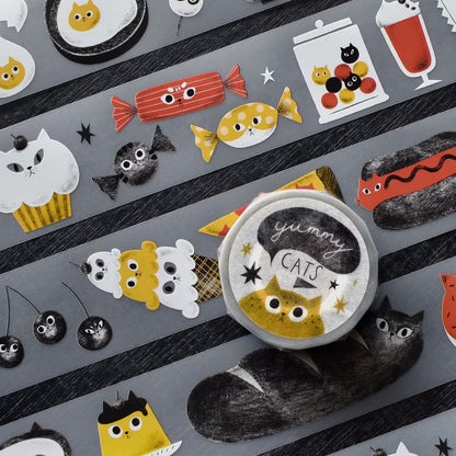 the cats SESAME & PEANUT - Yummy Cats - PET Tape