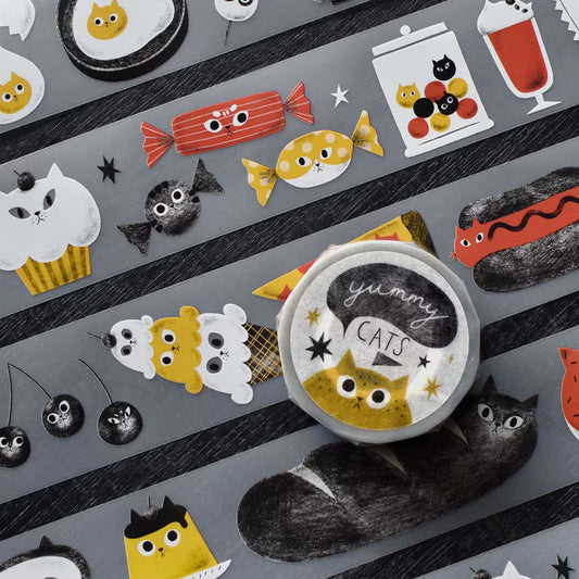 the cats SESAME & PEANUT - Yummy Cats - PET Tape